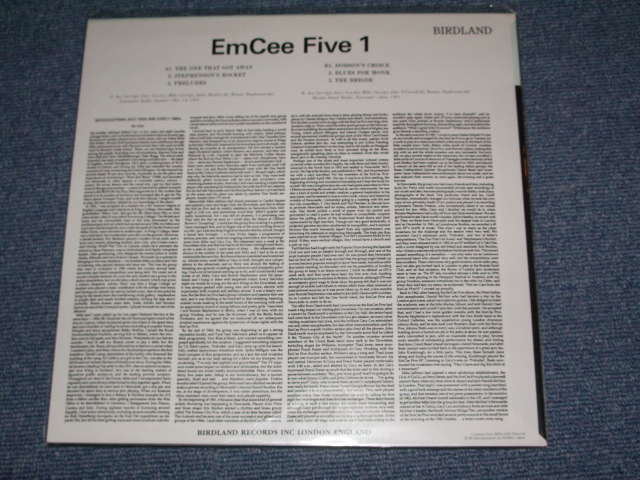 Photo: EmCee FIVE 1- BEBOP FROM THE EAST COAST   / 1999 JAPAN LIMITED 1st RELEASE BRAND NEW 10"LP Dead stock