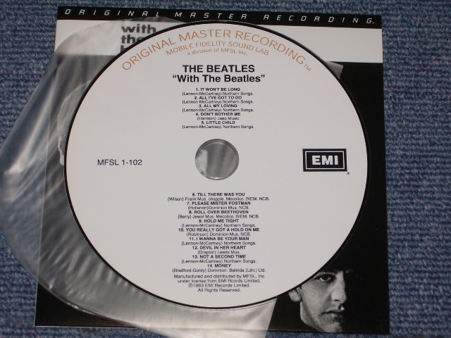 Photo: THE BEATLES -  WITH THE BEATLES  ( MOBILE FIDELITY STYLE JACKET , STEREO VERSION ) / Brand New  COLLECTOR'S Mini-LP PAPER SLEEVE CD 