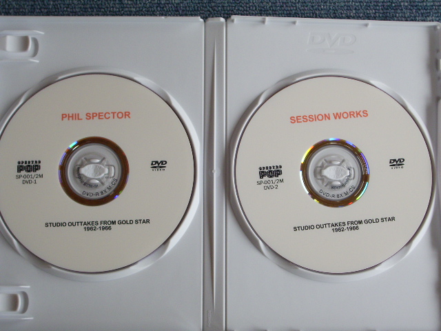Photo: VA - PHIL SPECTOR  - SESSION WORKS / SPECTROPOP PRESENTS DVD MUSIC ( STUDIO OUT TAKES & MAKING OF WALL OF SOUND ) / 2 DVD-R  AUDIO 