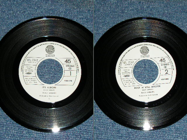 Photo: BLACK SABBATH - IT'S ALRIGHT(Ex++/MINT- )  / 1976 JAPAN ORIGINAL 7"45 With PICTURE COVER 