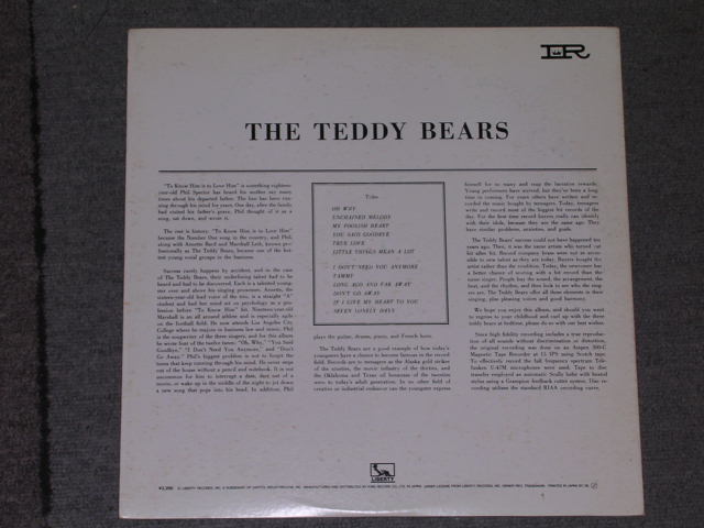 Photo: TEDDY BEARS - THE TEDDY BEARS SING!  /  1981JAPAN Reissue STEREO LP With PROMO SDEAL ON LABEL 