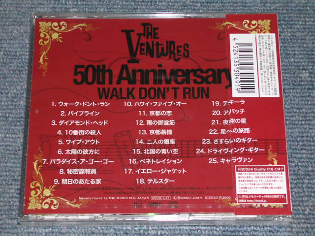 Photo: THE VENTURES - 50TH ANNIVERSARY WALK DON'T RUN  / 2009 JAPAN ONLY RIGINAL Sealed CD 