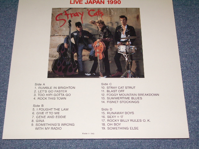 Photo: STRAY CATS - LIVE IN JAPAN 1990 /  COLLECTORS ( BOOT ) Used 2LP 