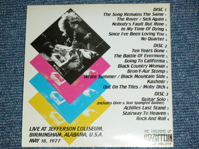 Photo: LED ZEPPELIN -  OUT OF THE WAY ( LIVE AT MAY 18. 1977 )   /  COLLECTORS(BOOT) Mini-LP PAPER SLEEVE Used 3CD
