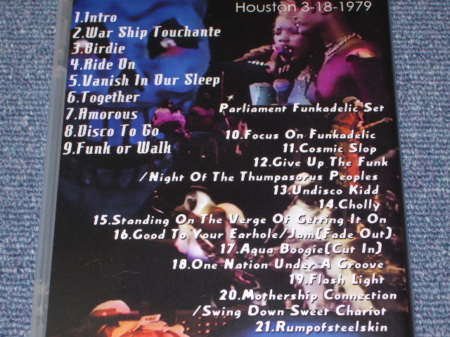 Photo: PARLIAMENT FUNKADELIC - HOUSTON 1979 / BRAND NEW COLLECTORS DVD