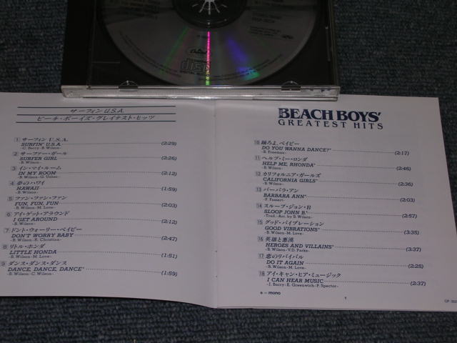 Photo: THE BEACH BOYS - SURFIN USA  GREATEST HITS  / 1993 JAPAN ONLY Mail Order CD 