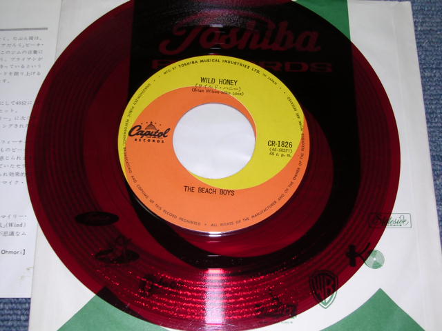 Photo: THE BEACH BOYS - WILD HONEY . / 1960s JAPAN ORIGINAL RED Wax Vinyl  used 7"Single