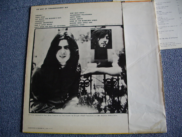 Photo: T-REX - THE BEST OF TYRANNOSAURUS REX / 1972 ORIGINAL LP w/OBI 