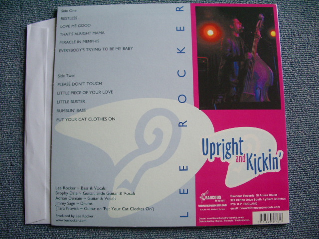 Photo: LEE ROCKER ( STRAY CATS )- UPRIGHT AND KICKIN'   / COLLECTORS ( LIMITED ) 10"LP BRAND NEW DEAD STOCK 