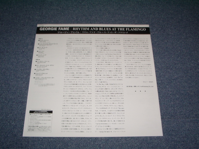 Photo: GEORGIE FAME - RHYTHM & BLUES  AT  THE FLAMINGO  / 2007 JAPAN  200glam Used LP With OBI 