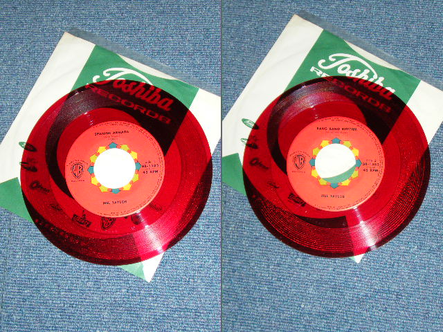 Photo: MEL TAYLOR of THE VENTURES - SPANISH ARMADA ( Ex++/MINT- )   / 1966 JAPAN ORIGINAL RED WAX Vinyl  7"SINGLE 