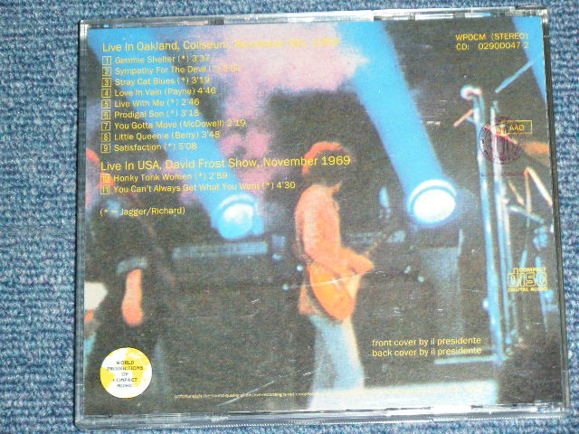 Photo: THE ROLLING STONES - HANGOUT  ( LIVE IN USA 1969 )  / 1990  ORIGINAL COLLECTOR'S (BOOT)  Brand New  CD 