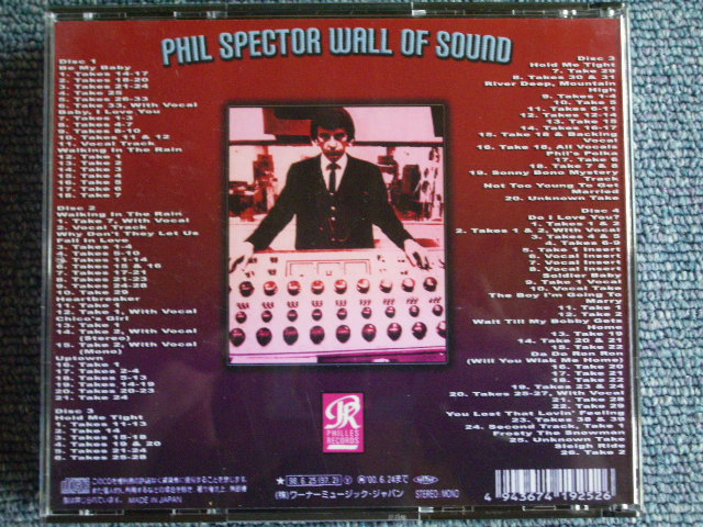 Photo: VA - PHIL SPECTOR  -RARE MASTERS ( STUDIO OUT TAKES & MAKING OF WALL OF SOUND ) / 4 CD'S SETNEW 