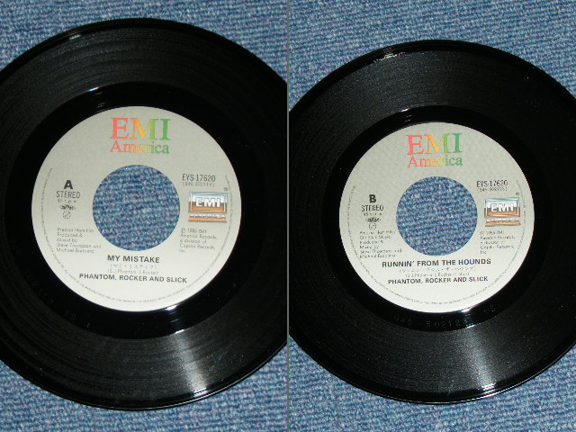 Photo: PHANTOM, ROCKER & SLICK ( STRAY CATS  ストレイ・キャッツ / With KEITH RICHARDS ) - MY MISTAKE   / 1985 JAPAN ORIGINAL 7"45 With PICTURE COVER 