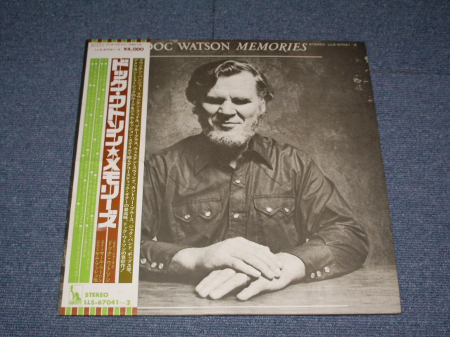 Photo1: DOC WATSON ドック・ワトソン - MEMORIES  / 1970s JPANA 2-LP's With OBI 