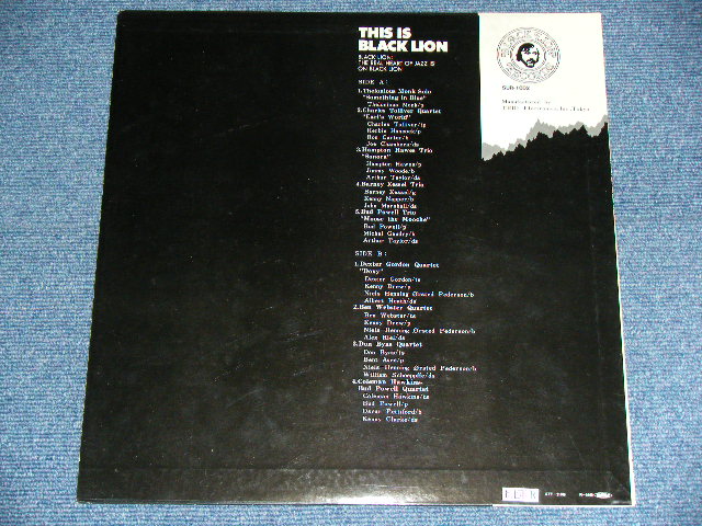 Photo: V.A. OMNIBUS - THIS IS BLACK LION  JAZZ SAMPLER /1970's JAPAN ORIGINAL Used LP