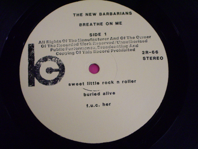 Photo: NEW BARBARIANS (ROLLING STONES) -BREATHE ON ME  / 1980 BOOT 2 LP  
