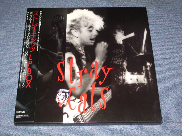 Photo: STRAY CATS - LP BOX   / 1996 JAPAN 3LPs BOX SET With OBI + EP + BOOKLET 