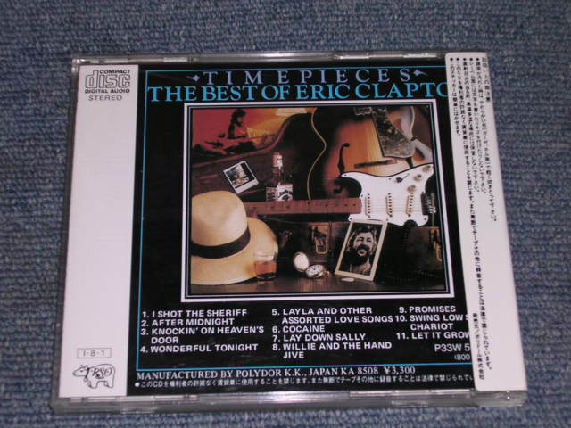 Photo: ERIC CLAPTON - TIME PIECES ( BEST OF )  / 1985 JAPAN ORIGINAL  MINT CD With VINYL OBI