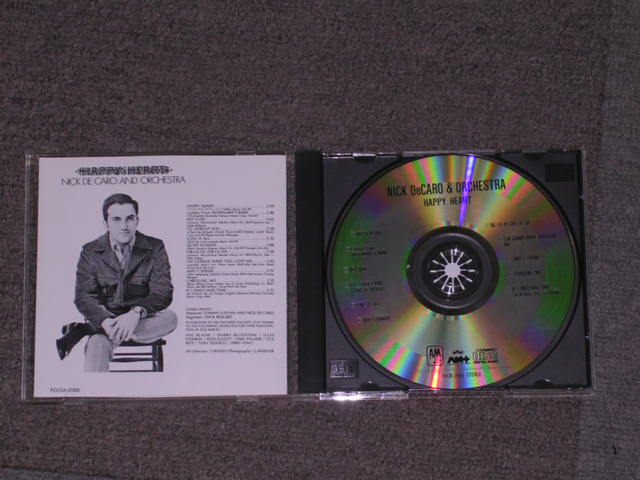 Photo: NICK DeCARO & ORCHESTRA - HAPPY HEART / 1997 JAPAN CD With OBI Out-Of-Print now