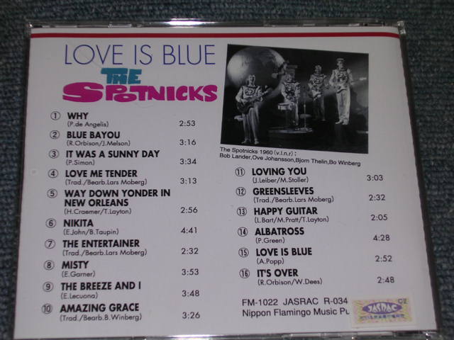 Photo: THE SPOTNICKS -LOVE IS BLUE / JAPAN ONLY Limited BRAND NEW  CD-R  