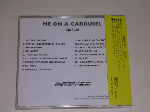 Photo: LITA ROZA - ME ON A CAROUSEL / 1995 JAPAN used CD+OBI 