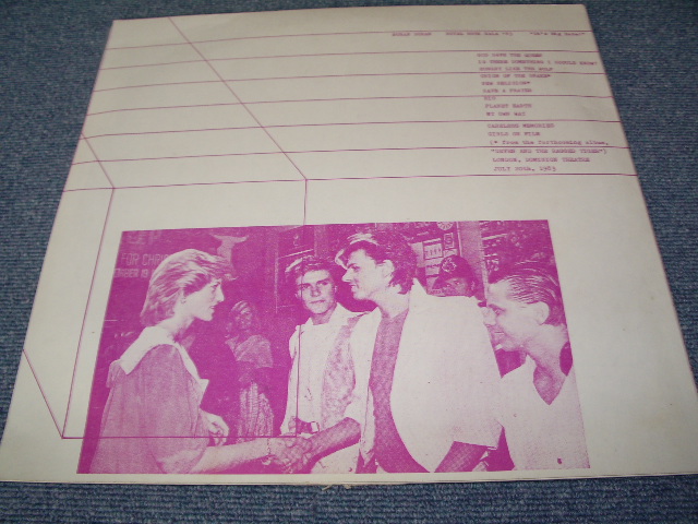 Photo: DURAN DURAN - PRINCE'S TRUST ROCK GALA  LONDON DOMINION THEATRE JULY 20TH,1983  /  COLLECTORS LP