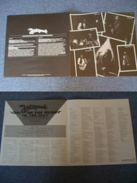 Photo: WHITESNAKE ( DEEP PURPLE ) - LIVE...IN THE HEART OF THE CITY  /  1980 JAPAN WHITE LABEL PROMO LP