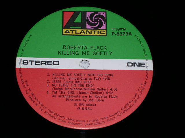 Photo: ROBERTA FLACK -  KILLING ME SOFTLY   / 19732 JAPAN ORIGINAL MINT LP+Obi