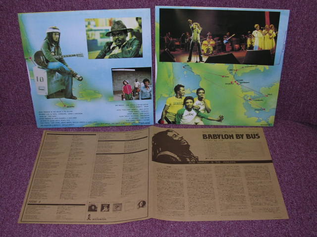 Photo: BOB MARLEY & THE WAILERS - BABYLON BY BUS / 1978 JAPAN LP w/OBI 