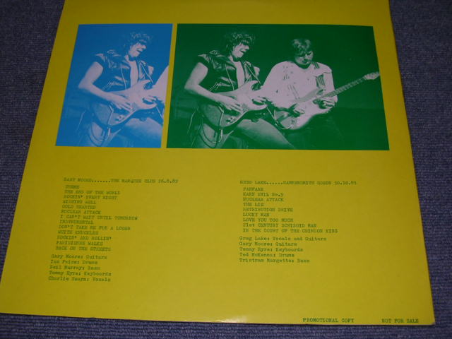 Photo: GARY MOOREGREG LAKE - ALWAYS GONNA LOVE YOU  / COLLECTORS ( BOOT ) 3-LP