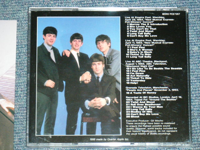 Photo: THE BEATLES - OVER WEMBLEY 1964-1965 / Used COLLECTOR'S CD 