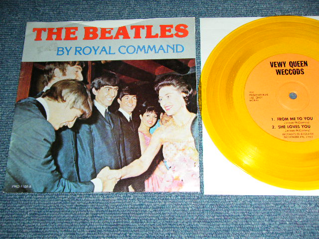 Photo1: THE BEATLES - BY ROYAL COMMAND ( COLOR WAX VINYL : 2nd PRESS VERSION  )   /  COLLECTORS ( BOOT ) 7"EP 