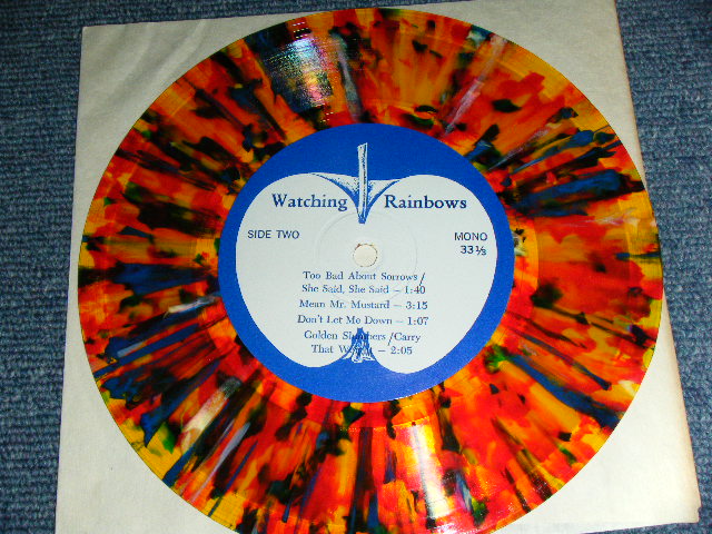 Photo: THE BEATLES -  WATCHINGRAINBOWS  ( Promo Copy for LP : COLOR MARVBLE WAX VINYL )   /  COLLECTORS ( BOOT )  7"EP 