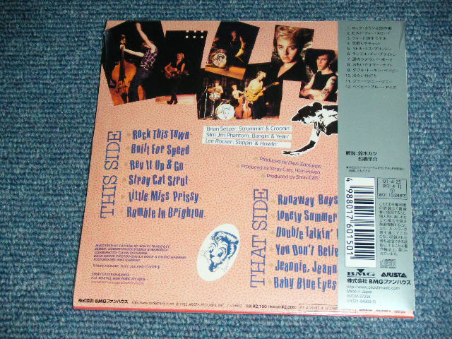 Photo: STRAY CATS ストレイ・キャッツ  - BUILT FOR SPEED / 2001Relaeased Version JAPAN Mini-LP PAPER Sleeve "Brand New Sealed" CD 