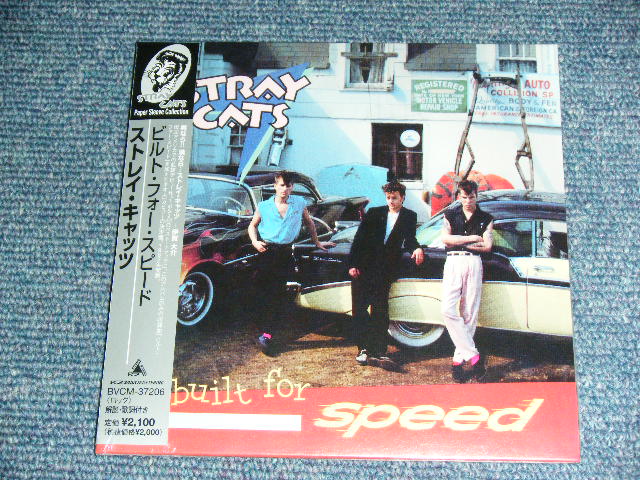 Photo1: STRAY CATS ストレイ・キャッツ  - BUILT FOR SPEED / 2001Relaeased Version JAPAN Mini-LP PAPER Sleeve "Brand New Sealed" CD 