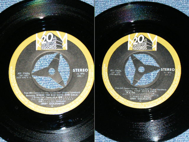 Photo: ost JERRY GOLDSMITH - WHERE THE BAD GUYS ANF GALS : "IN LIKE FLINT" THEME / 1967 JAPAN ORIGINAL Used 7" Single 