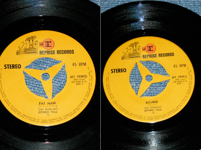 Photo: JETHRO TULL - BOUREE / 1969 JAPAN ORIGINAL Used 7" Single 