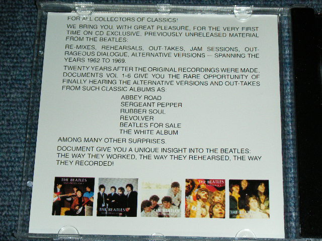 Photo: THE BEATLES - DOCUMENTS VOL.5  / 1991 GERMAN  Used COLLECTOR'S CD 