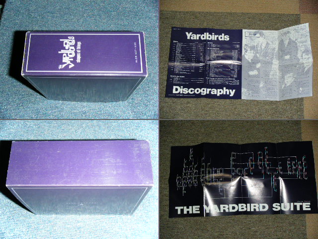 Photo: THE YARDBIRDS - SHAPES OF THINGS ( 4-CD's Box Set )  / 1991 JAPAN  Used 4-CD's Set With BOOKLET  