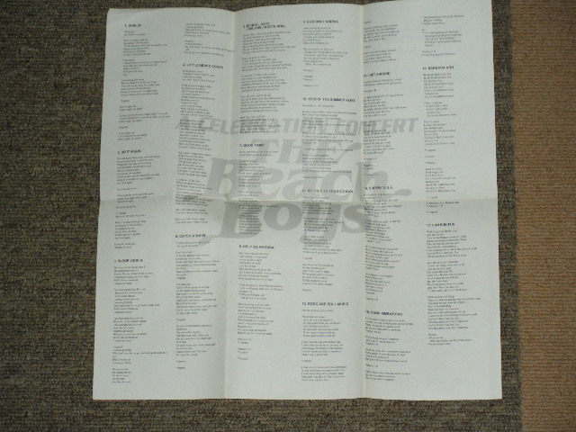 Photo: THE BEACH BOYS - A CELEBRATION CONCERT / 1999 JAPAN  Used  VIDEO 