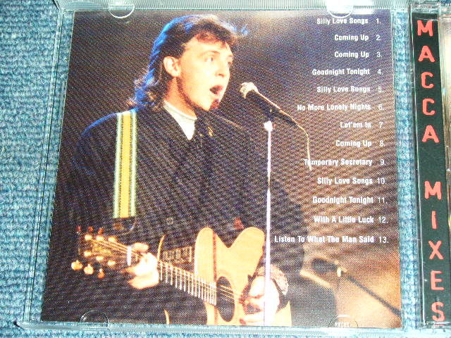 Photo: PAUL McCARTNEY ( of THE BEATLES ) - MACCA MIXES / 2001 Used COLLECTOR'S CD 