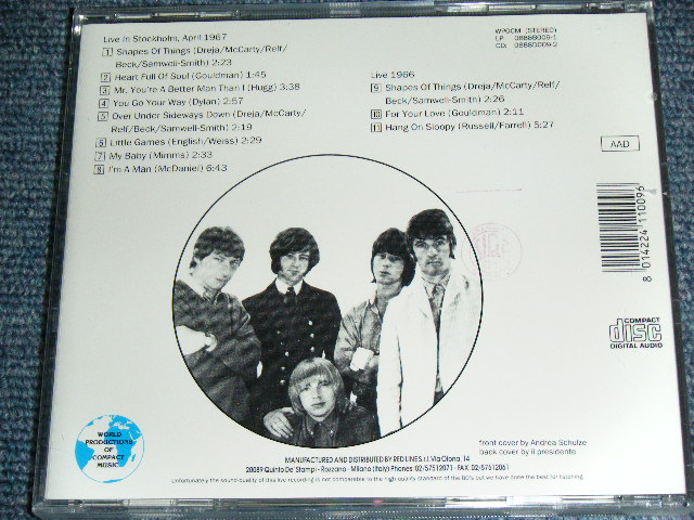 Photo: THE YARDBIRDS - ZEPPELIN PRESENTATION  / 1988 ITALY ORIGINAL Brand New COLLECTOR'S CD