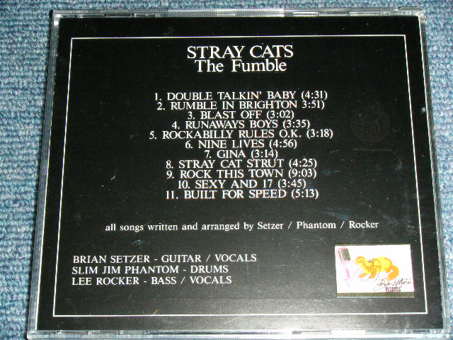 Photo: STRAY CATS ストレイ・キャッツ  - THE FUNBLE : RECORDED LIVE AT THE RITZ N.Y.C. 1989 / 1991 ITALY  COLLECTORS (  BOOT ) Brand New  CD