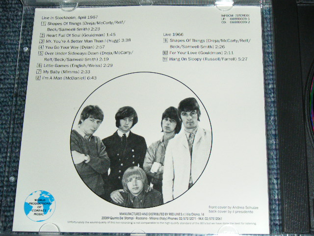 Photo: THE YARDBIRDS - ZEPPELIN PRESENTATION  / 1988 ITALY ORIGINAL Brand New COLLECTOR'S CD