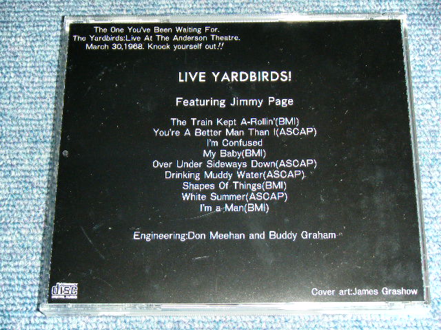 Photo: THE YARDBIRDS - LAST RAVE-UP IN L.A. / Brand New COLLECTOR'S 2 CD