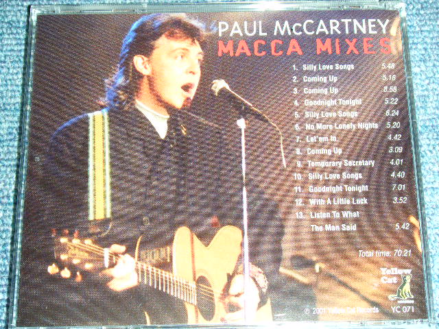 Photo: PAUL McCARTNEY ( of THE BEATLES ) - MACCA MIXES / 2001 Used COLLECTOR'S CD 
