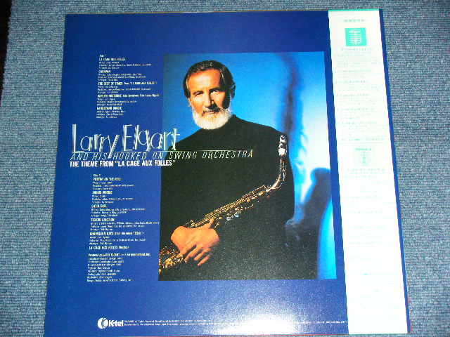Photo: LARRY ELGART & His HOOKED ON SWING Orchestra - LOVER AND NIGHT AND SAXOPHONE   / 1983 JAPAN ORIGINAL Used LP With OBI 