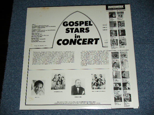 Photo: VA OMNIBUS ( SAM COOKE and The SOUL STIRRERS : DOROTHY LOVE COATES and The ORIGINAL GOSPEL HARMONETTES : BROTHER JOE MAY : The PILGRIM TRAVELERS ) - GOSPEL STAR IN CONCERT / 1982 JAPAN ORIGINAL Used LP With OBI