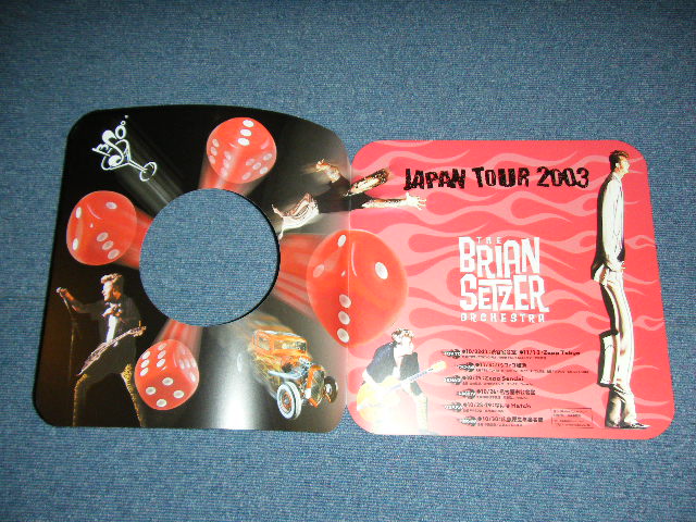 Photo: THE BRIAN SETZER ORCHESTRA  of STRAY CATS - JAPAN TOUR 2003  / 2003 JAPAN ORIGINAL Book 